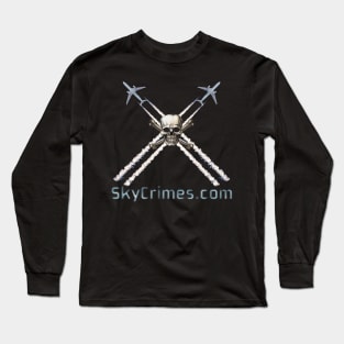 Chemtrails Awareness - SkyCrimes.com Long Sleeve T-Shirt